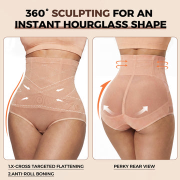 Savoola™️ 3D Sculpt High-Waist Tummy Control Shaper