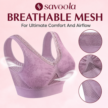 Savoola™ Pure Cotton Wireless Anti-Sagging Lifting Bra