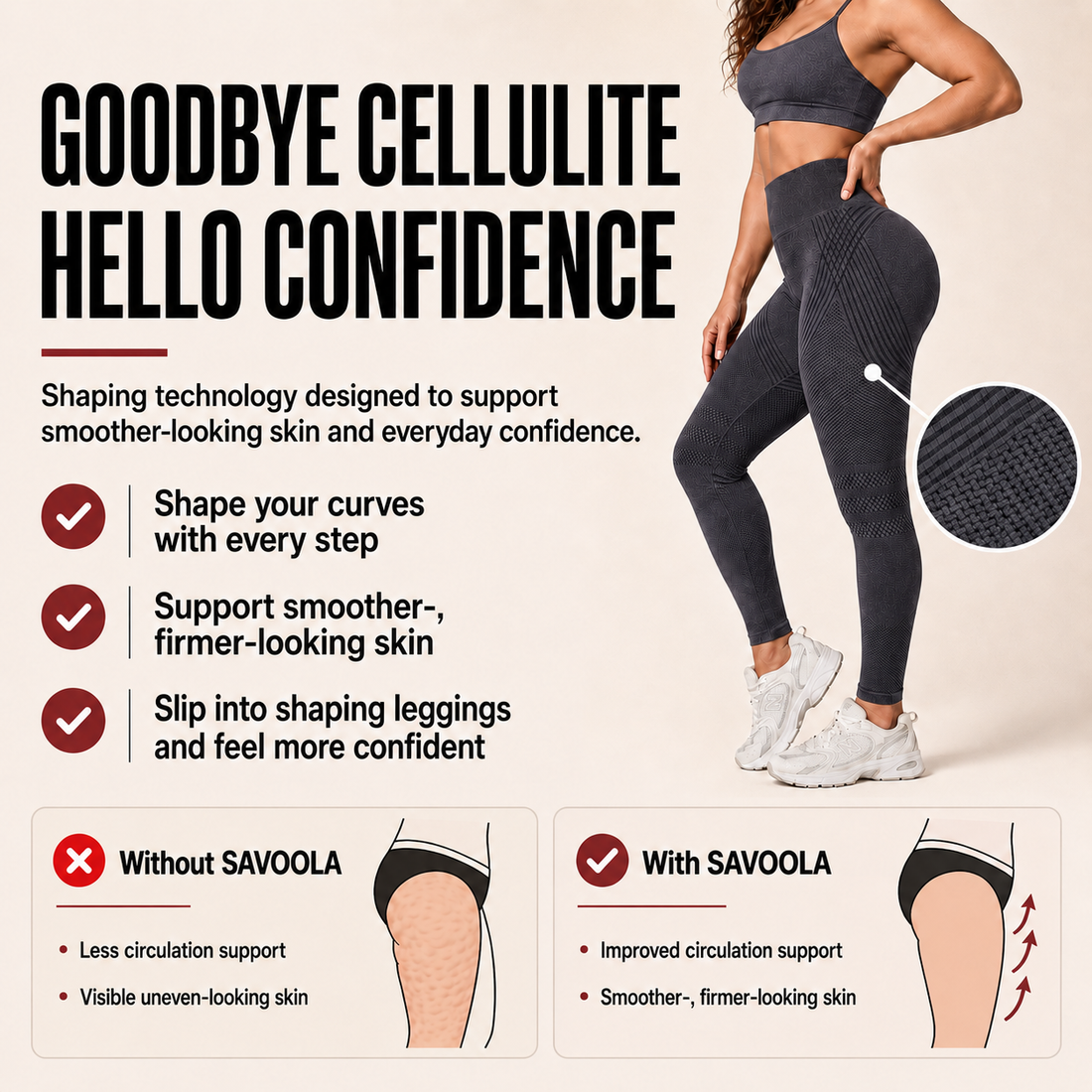 Savoola™️ 3D Anti-Cellulite Leggings