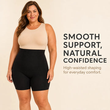 High-Waisted Tummy Control Shapewear Shorts