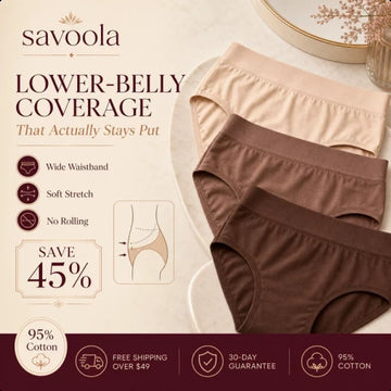 Underwear for Women High Waist Seamleass Briefs Panties